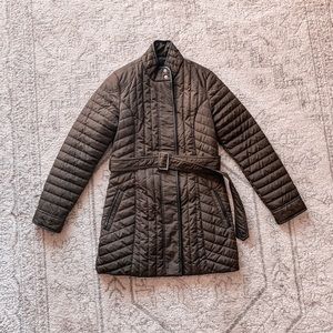 Hunter Green Puffer Coat ♡